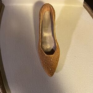 Just the Right Shoe Golden Stiletto